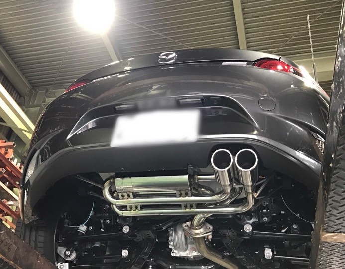 SURUGASPEED PFSループサウンドマフラー
